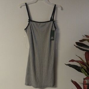 Wild Fable Monochrome Geometric Dress